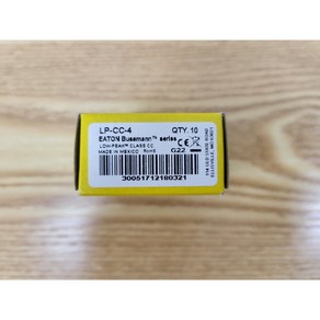 LP-CC-4 EATON BUSSMANN FUSE (신품 정품 재고보유 개당단가), 1개