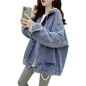 여성 캐주얼 후드 청자켓 데일리 데님자켓 Women's jacket