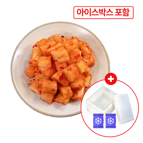 [시원밥상] 시원 깍두기 김치 수입 (아이스박스 포장), 1박스, 10kg