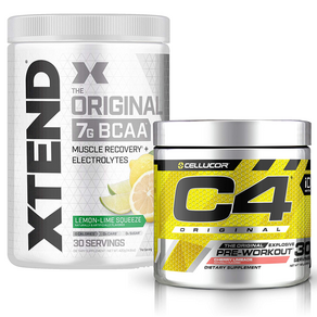 [C4 & Xtend Bundle] C4 프리워크아웃 + Xtend 오리지날 BCAA 30서빙 모음, 라임, 1개