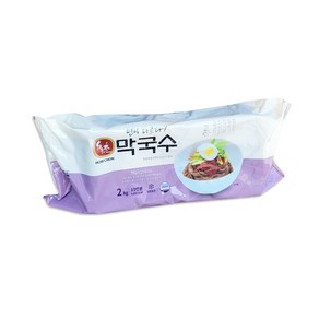 하우촌 막국수 사리 2kg(물냉면 비빔냉면 쫄면 족발)