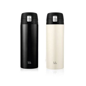 [락앤락] 1+1 모노라이트 텀블러 500ml, 화이트,블랙, 2개