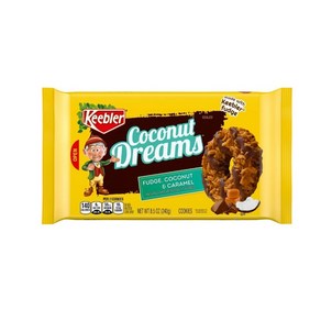 [미국직배송]키블러 코코넛 드림 쿠키 240g Keeble Coconut Deams Cookies, 1개