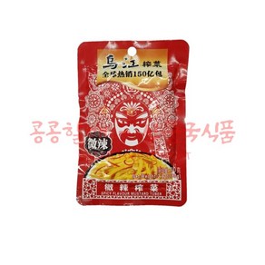 [신중국식품]우강짜차이봉지 웨이라짜차이, 80g, 10개