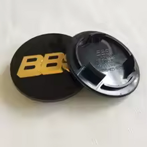 자동차 엠블럼 휠 센터 허브 캡 배지 커버 스티커 스타일링 액세서리 BBS 레드 실버 70mm, [04] 4pcs Black Gold, 4개