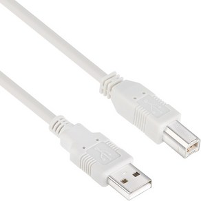 [강원전자] [AM-BM] USB-A 2.0 to USB-B 2.0 변환케이블 NETmate NMC-UB2015 [그레이/0.15m], 1개