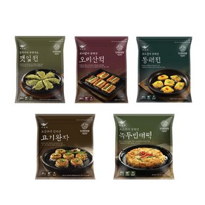 사옹원 명절음식세트 /5종 /오미산적 /동태전 /깻잎전 /고기완자 /녹두빈대떡