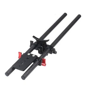 탄소 섬유 튜브 로드 리그 레일 클램프 시스템용 망원 렌즈 지지대 팔로우 포커스 SLR 카메라 15mm 10cm 25, [09] 40cm tubes set, 1개