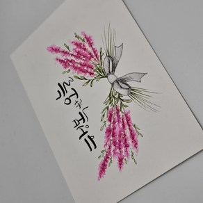 띤또레또 350g 캘리그라피 엽서지 5X7 50매 100매 (옵션잘선택해주세요.)