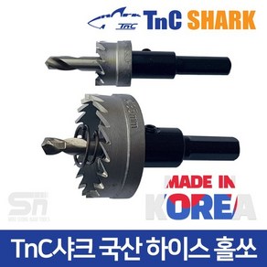 TnC샤크 국산 HSS 하이스 홀쏘 12-49mm 홀커터 홀소, TnC샤크 홀쏘 30mm, 1개