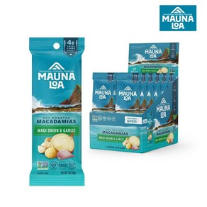 Mauna Loa 마우나로아 드라이 로스티드 마카다미아 어니언&갈릭 28g x 12팩, 12개