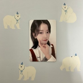 [정품]아이브 스위치 앨범 마뮤테 1차 미공포 포카 특전 공식 유진 포토카드