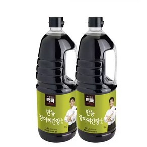 백쿡 백종원 만능장아찌 간장소스 1.8L X 2, 2개