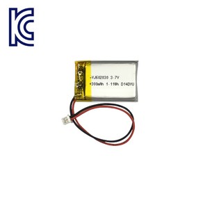 YJ 리튬폴리머배터리 KC인증충전지 3.7V YJ602030 300mAh, 1개, 1개입