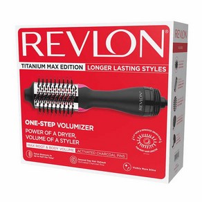 레브론 원 스텝 헤어 드라이어 볼류마이저 Revlon One-Step Hai Dye and Volumize, 1개, 블랙핑크