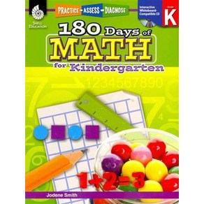 180 Days of Math fo Kindegaten:Pactice Assess Diagnose, Shell Education