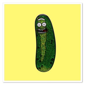 피클릭뱃지 PICKLE RICK 릭앤모티 애니메이션 핀뱃지 릭산체스 만화 애니 금속뱃지