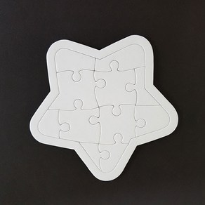 종이퍼즐 꾸미기 만들기재료, 별(11pcs), 1개