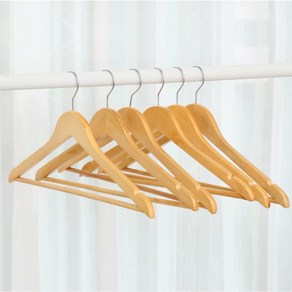 애쉬드 상의용/하의용 원목 목재 나무 옷걸이 니트 정장 매장 옷가게, 상의, 40개