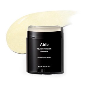 Abib 아비브 Quick Sunstick Potection Ba SPF50+ 0.77 oz / 22g  한국 선크림 스틱 선케어 선블록 화이트 캐스트 없음 솔라 바라 보, Abib Quick Sunstick Potection, 1개