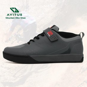 산악 AVITUS 엔듀로 볼트 SPD 사이클링 평 고무 클리트 Zapatillas 자전거 2 페달 신발 클릿 MTB 슈즈 다운힐 밑창 호환, 42, Gay ed, 1개