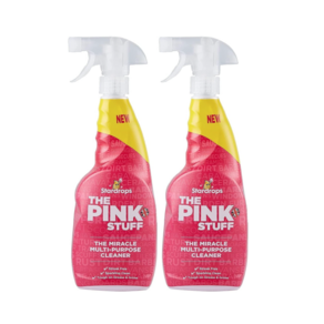 THE PINK STUFF 핑크스터프 미라클 다목적 클리너 세척제 스프레이 750ml x 2 영국 국민 청소 세제 얼룩 제거, 2개