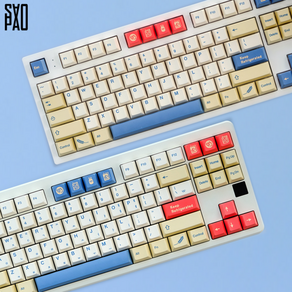 사오파오 GMK 소야밀크 st. 키캡 PBT 체리 염료승화 영문 / 한글각인 (147키), 한글 각인