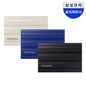 삼성전자 공식인증 포터블 외장SSD T7실드, 1TB, 블루