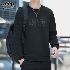 JEEP SPIRIT 지프 스피릿 맨투맨 남성 뉴 디자인 새로운 패션 긴팔티 가을 겨울 남자 캐주얼 긴팔 라운드넥 자수 따뜻한 패션 탑 남자 맨투맨 7028