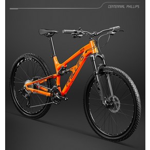 해오름상사 다운힐 MTB 산악자전거 소프트 테일 이중 충격 흡수 유압 더블 쇼크 업소버