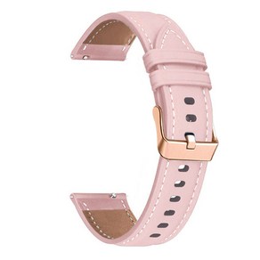 Amazfit GTS 4/2 3 2E 미니 스마트워치 손목 밴드 Bip Po U 팔찌용 가죽 스트랩 20mm, 04 Pink, 05 20mm Univesal, 1개