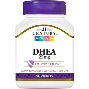 21st Centuy DHEA-25 mg Capsules 90 ea, 1개, 90정