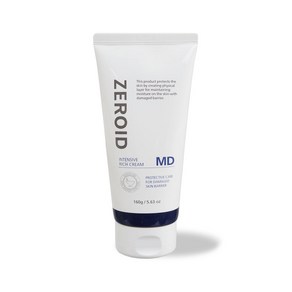 병원용 제로이드 인텐시브 엠디 리치 크림 160ml 대용량 피부과 진정 촉촉함, 1개, 160g