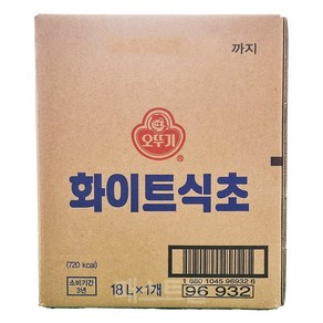 오뚜기 화이트식초 BIB, 18L, 1개