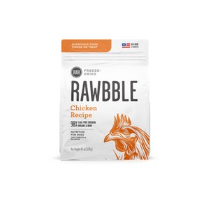 RAWBBLE_러블 빅스비 동결건조사료 치킨 128g, 1개