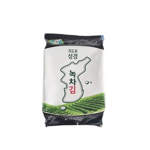 지도표 성경김 녹차 조각김 17g 식탁김, 10개