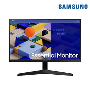 삼성전자 LS24C310 (24형모니터/IPS패널/평면/RGB+HDMI/FHD/스피커 없음/HDMI케이블제공), 60.4cm, LS24C310EAKXKR