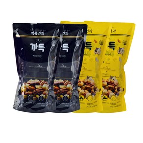 까득 하루견과 넛츠온리2팩+치어풀2팩 25gx10개입x4팩, 40개, 25g