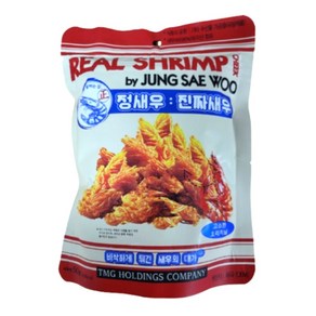 정새우 진짜새우 오리지널맛, 50g, 15개