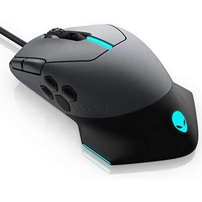 일본직발송 3. Dell ALIENWARE 고성능 게이밍 마우스 10버튼 16000DPI 센서 400IPS 40G AW510M 다크 사이, 상세 설명 참조0, 상세 설명 참조0