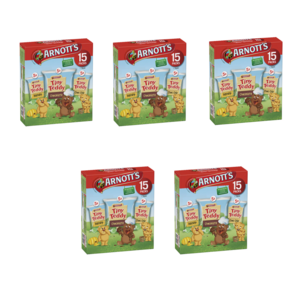 호주 아노츠 타이니 테디베어 버라이어티 비스켓 Anott's Tiny Teddy Vaiety Multipack Biscuits, 5개, 375g