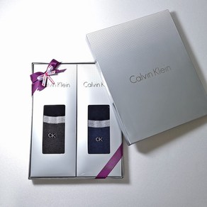 Calvin klein [Calvin Klein] CK 남성 설 양말 선물세트 깔끔한 정장용 스프라이트 무늬 도트 캐쥬얼 애플아울렛 엘르양말 사상점 546 2족 DAKS