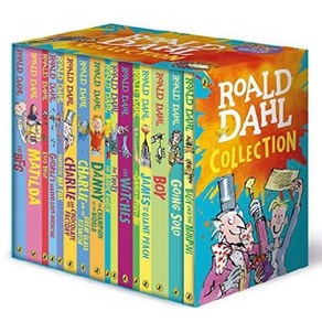 로알드달 베스트 16종 박스 세트 Roald Dahl Collection Boxed Set:- 영국판 페이퍼백. 슬립 케이스 박스세트. 타이틀 추가, Puffin Books, 로알드달 베스트 16종 박스 세트 Roald Dah.., 로알드 달(저)