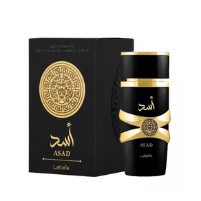 Lattafa Asad by Lattafa 3.4 Oz (100 ml) EDP Eau De Pafum Spay Unisex Black New