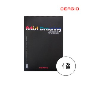 세르지오 New 스케치북 200g, 4절 (390mm x 535mm), 16매, 1개, 4절