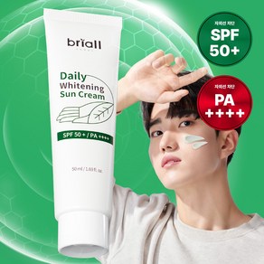 브리올옴므 데일리 화이트닝 선크림 (SPF50+), 50ml, 1개