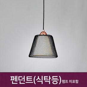 (주)동성조명 LED식탁등 펜던트 카페조명 주방등 36종류 LED펜던트조명 LED레일조명 인테리어조명, BK251 블랙 망사 펜던트 식탁등 주방등 카페조명, 1개