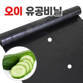 오이 전용 유공 멀칭비닐 텃밭 농사용 검정비닐, 오이 유공비닐 2번, 1개