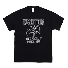 [락아메리카/ROCK AMERICA] ROCK T SHIRTS (LED ZEPPELINE 1977) 락티 메탈티 레드제플린