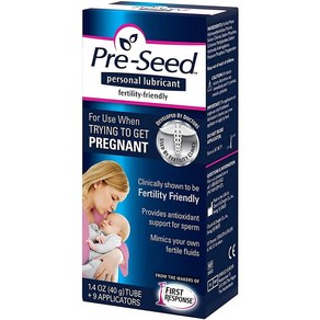 프리씨드 퍼틸리티 40g튜브 9개 어플리케이터 포함 Pe-Seed Pesonal Lubicant